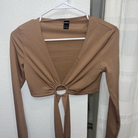 Brown crop top - Picture 3 of 5